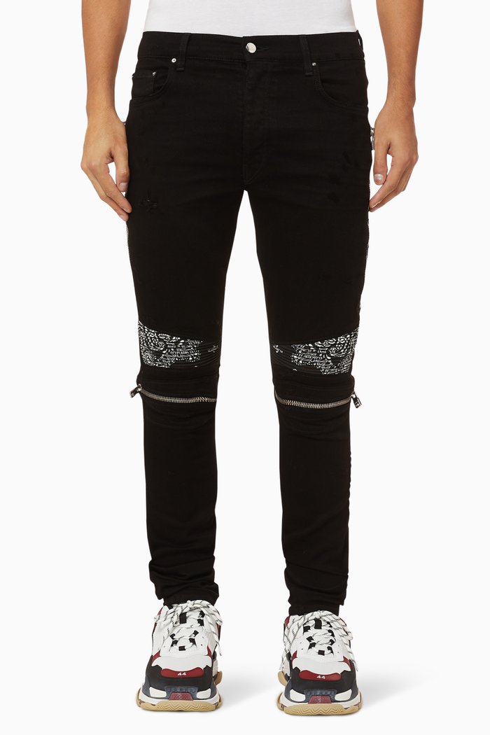

Bandana MX2 Skinny Fit Jeans, Black