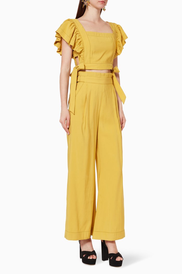 

Epiphany Top & Pant Set, Yellow