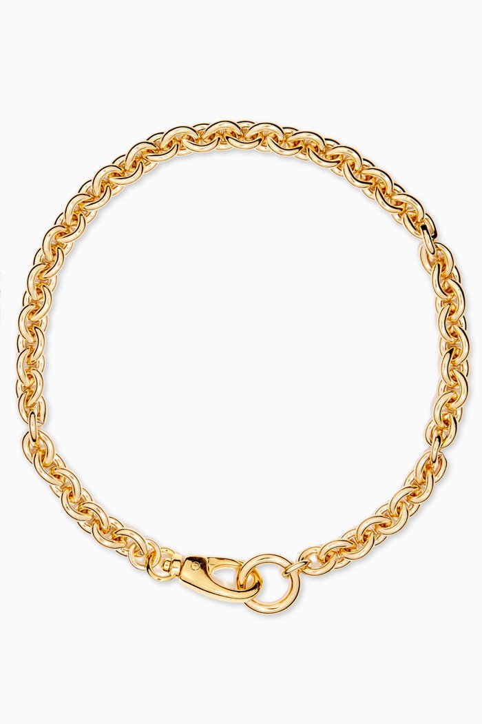 

Cable Chain with 14kt Gold Plating