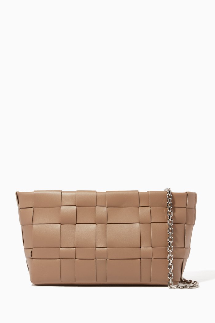 

Odita Lattice Pouch in Leather, Neutral