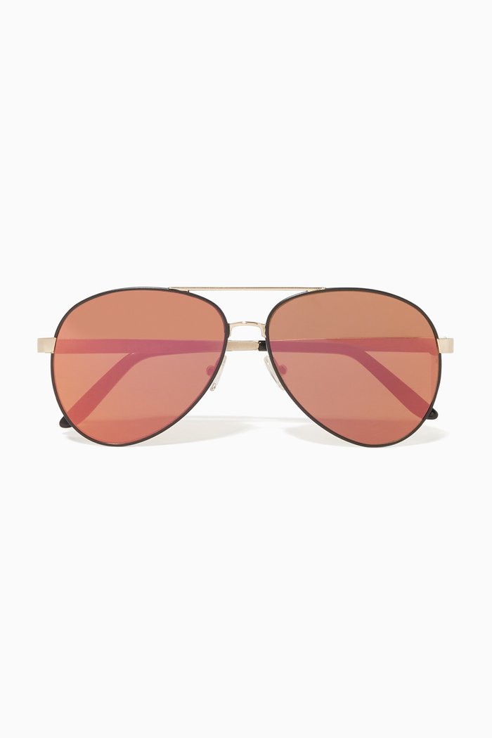 

Chiara Aviator Sunglasses, Rose gold