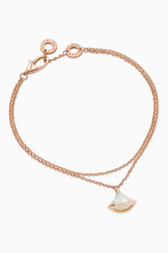 

Divas' Dream Mother of Pearl Bracelet, Rose gold