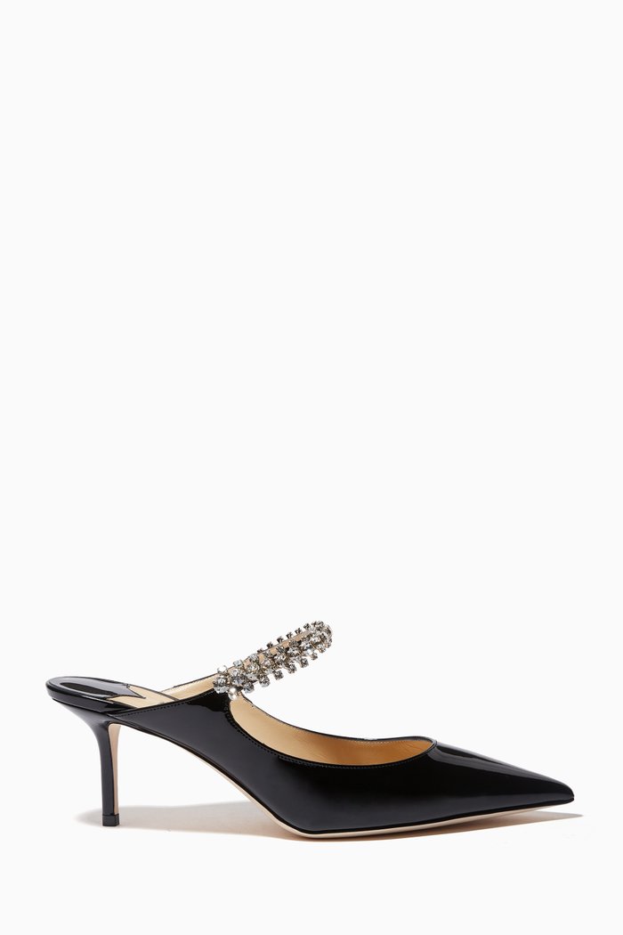 

Bing 65 Mules in Patent Leather, Black