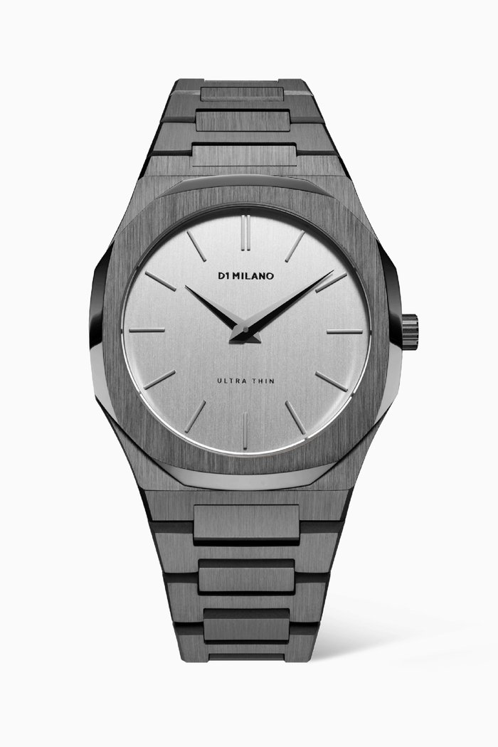 

Ultra Thin Bracelet 40mm Watch, Grey