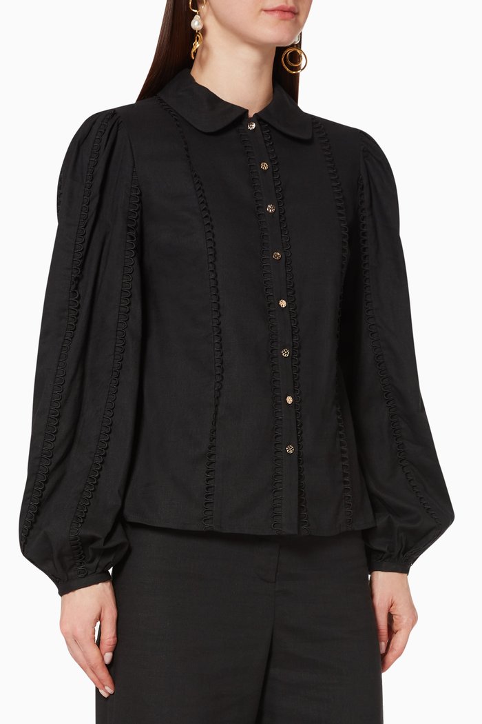 

Everlasting Linen Shirt, Black
