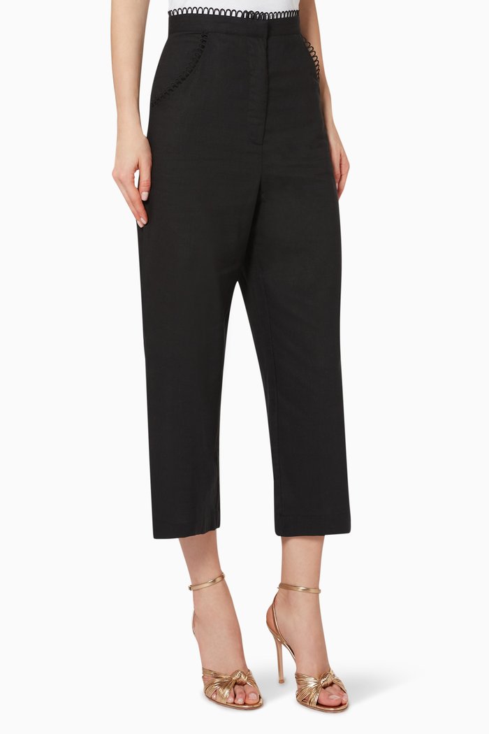 

Everlasting Linen Pants, Black