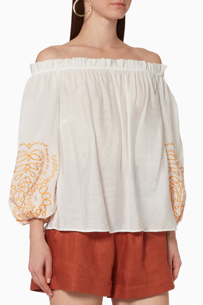 

Without Me Cotton Top, White