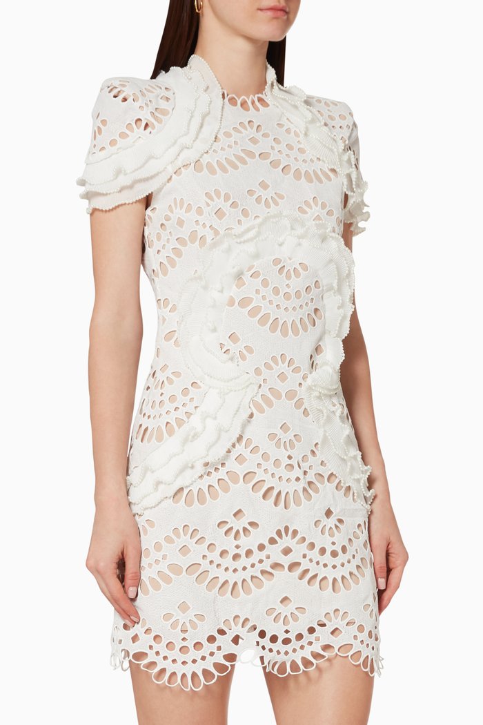 

Cabaret Lace Dress, White