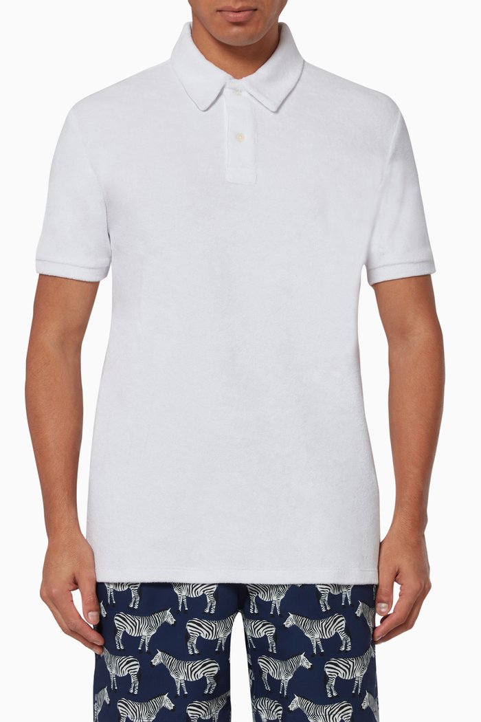 

Yam Terry Polo T-Shirt, White