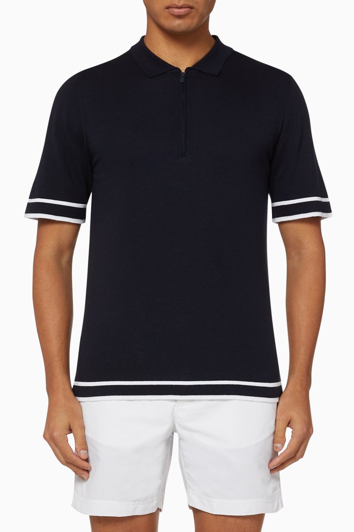Paul Cotton Polo T-Shirt, Blue