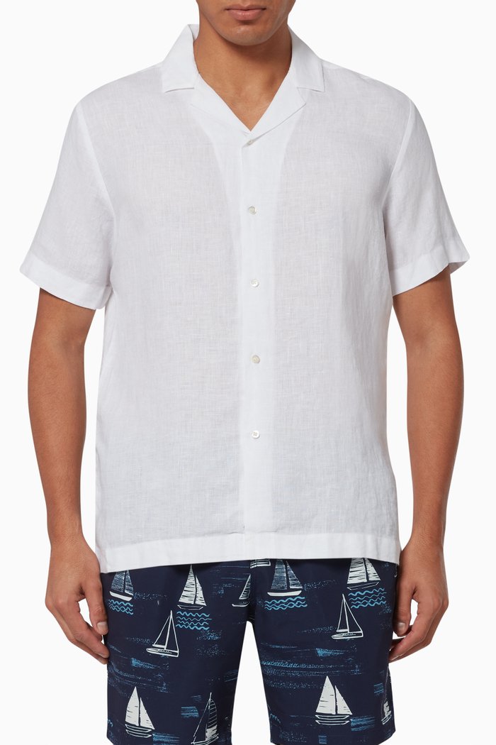 

Mars Linen Shirt, White