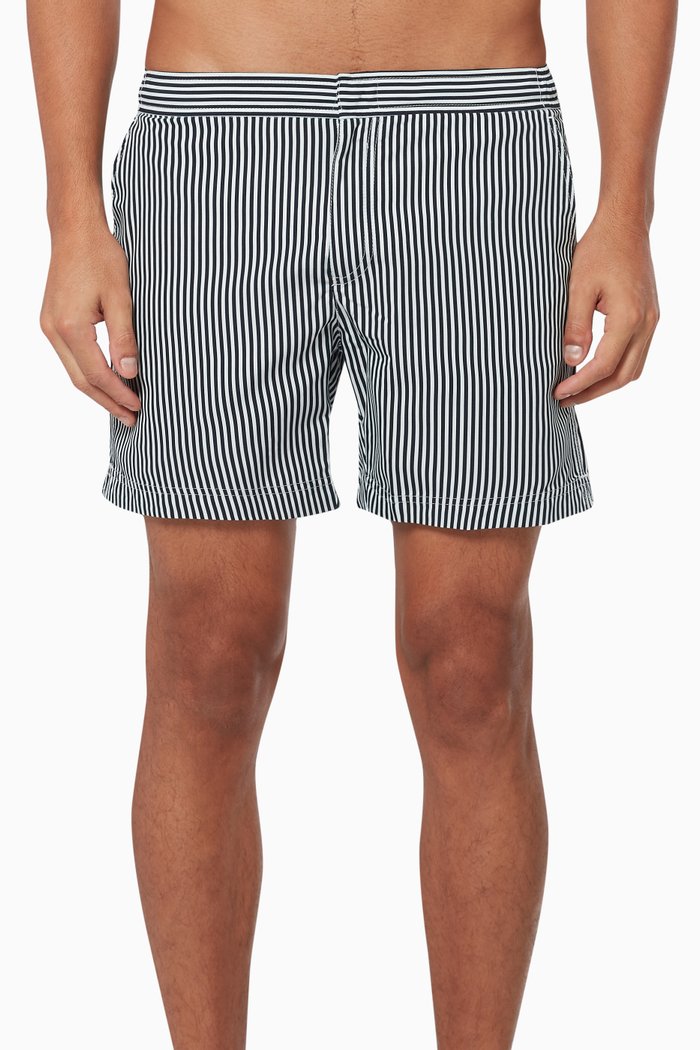 

Bond Striped Swim Shorts, Blue