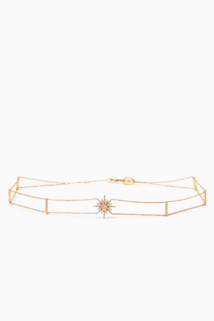 

Odyssey Super Nova Diamond Choker, Yellow