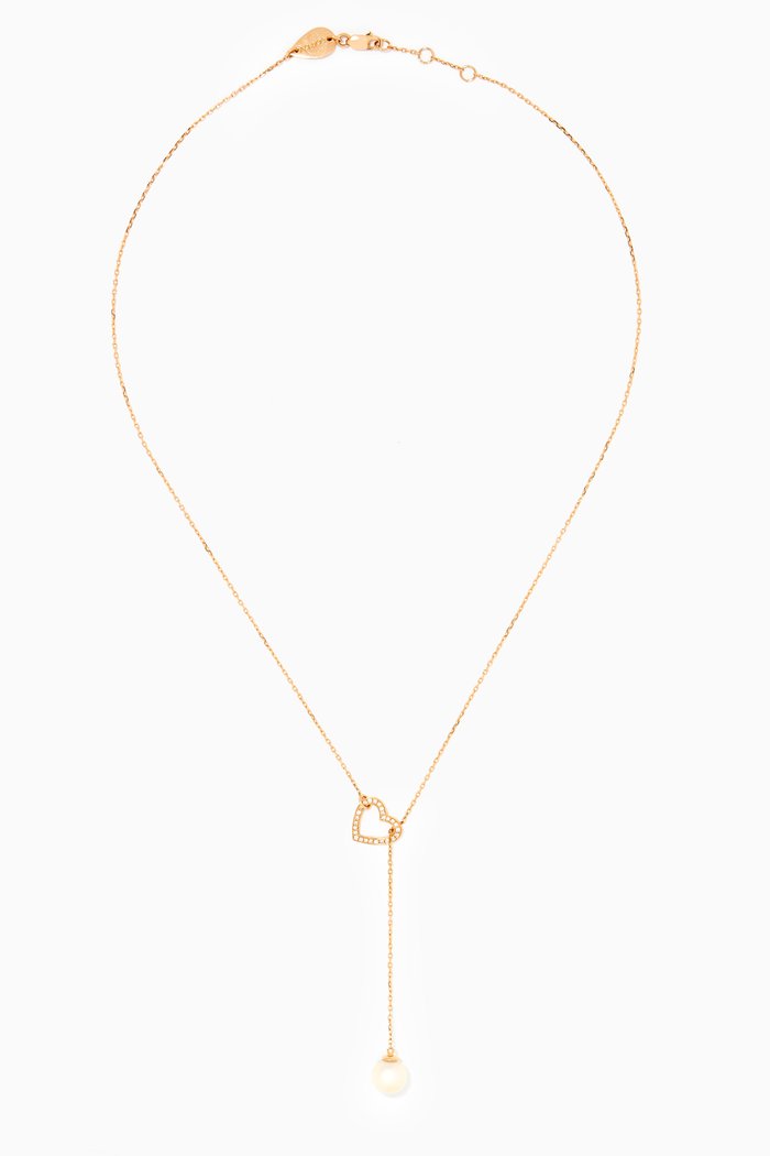 Valentine Diamond Necklace, Yellow