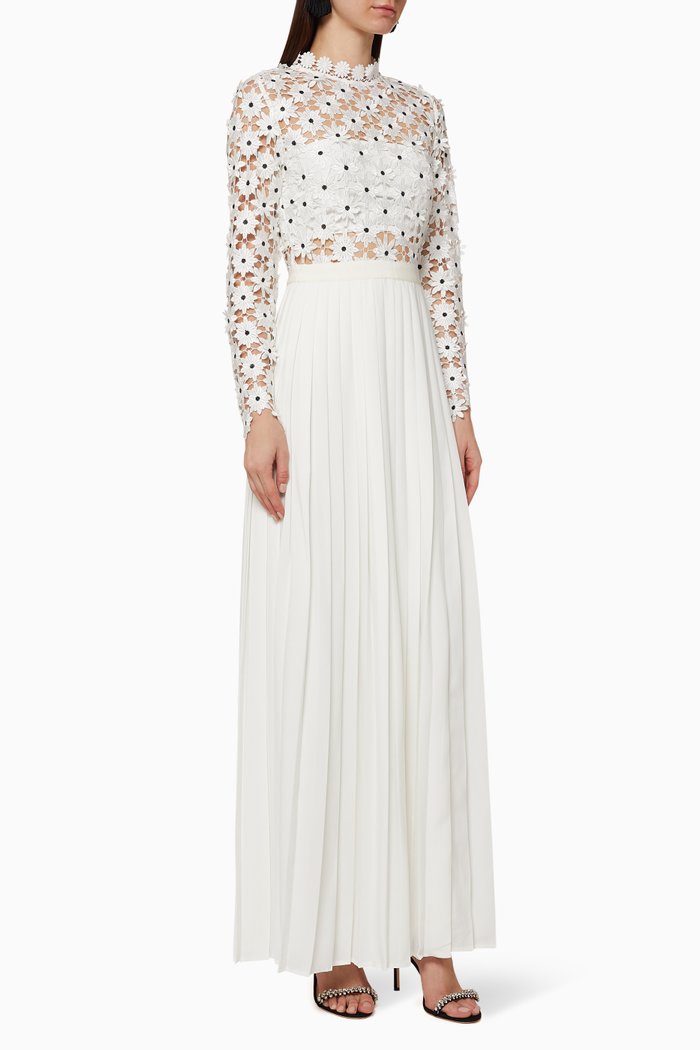 

Daisy Lace Maxi Dress, White