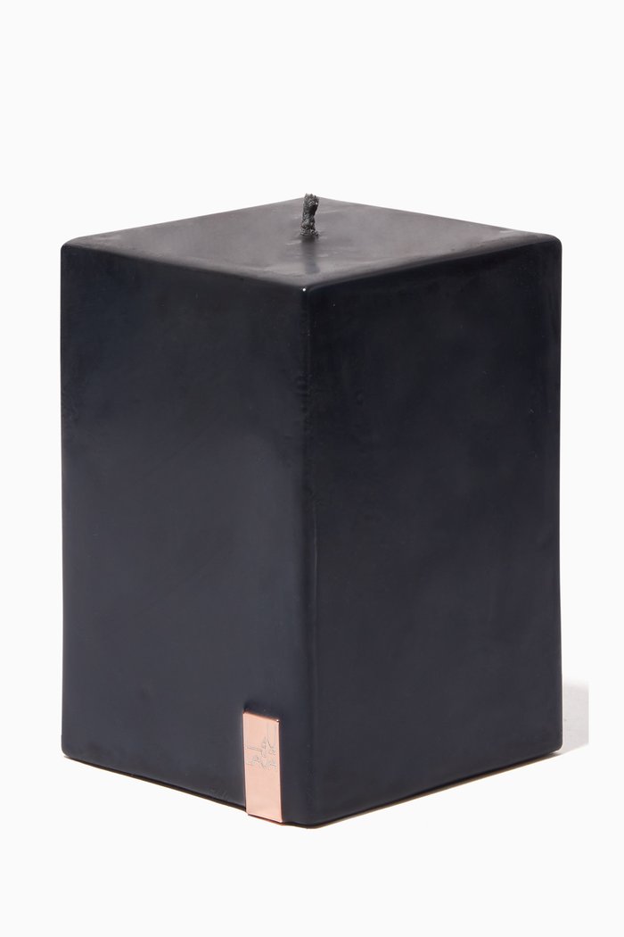 

Stormy Desert Medium Pillar Candle, 450g, Black