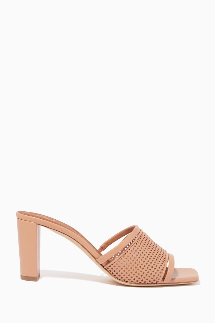 

Demi 70 Leather Mules, Pink