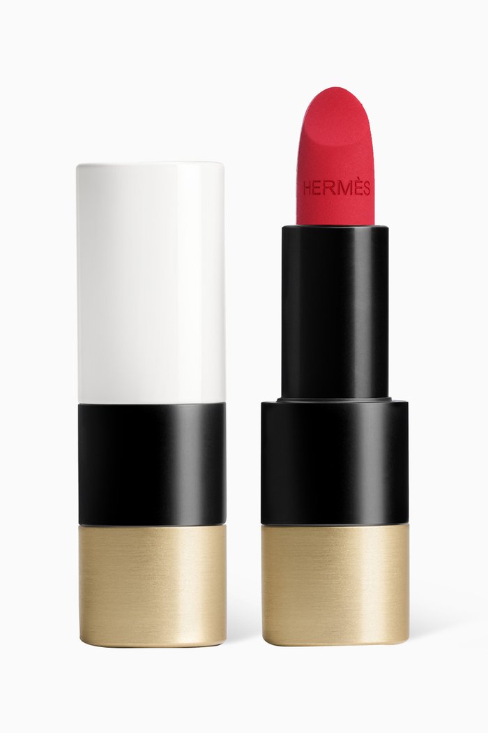 

68 Rouge Bleu Rouge Hermes Matte Lipstick, 3g, Colourless