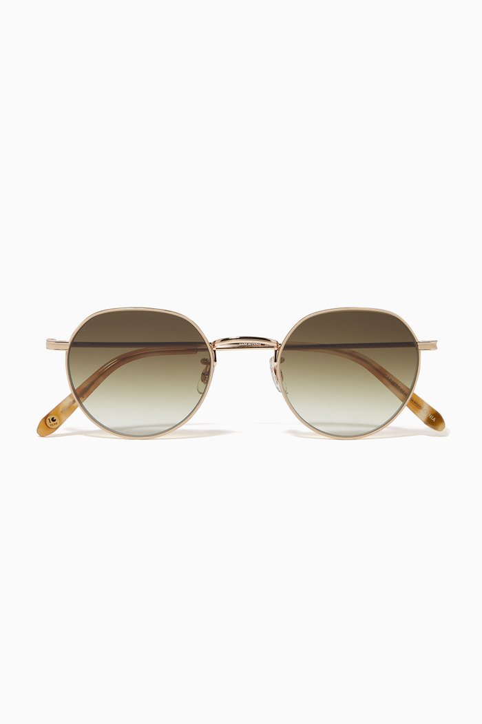 

Robson Steel Sunglasses, Gold