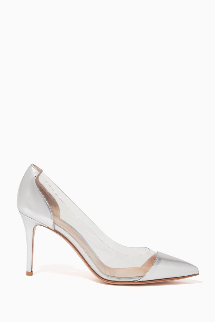 Plexi 85 Metallic Pumps, Silver