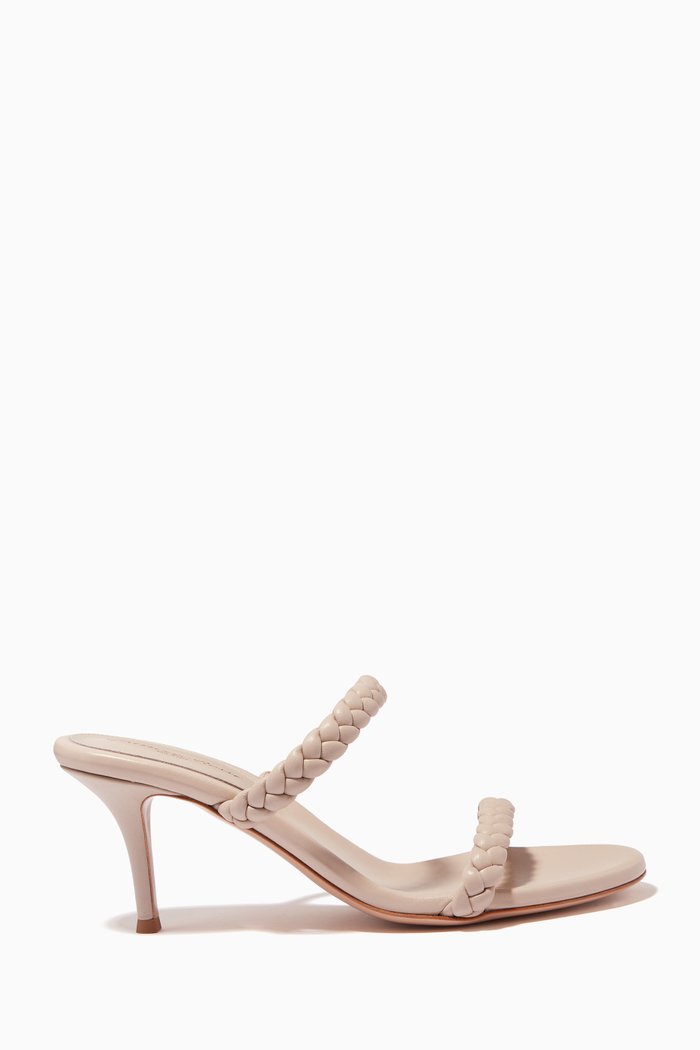 

Marley 70 Mule Sandals in Nappa, Neutral