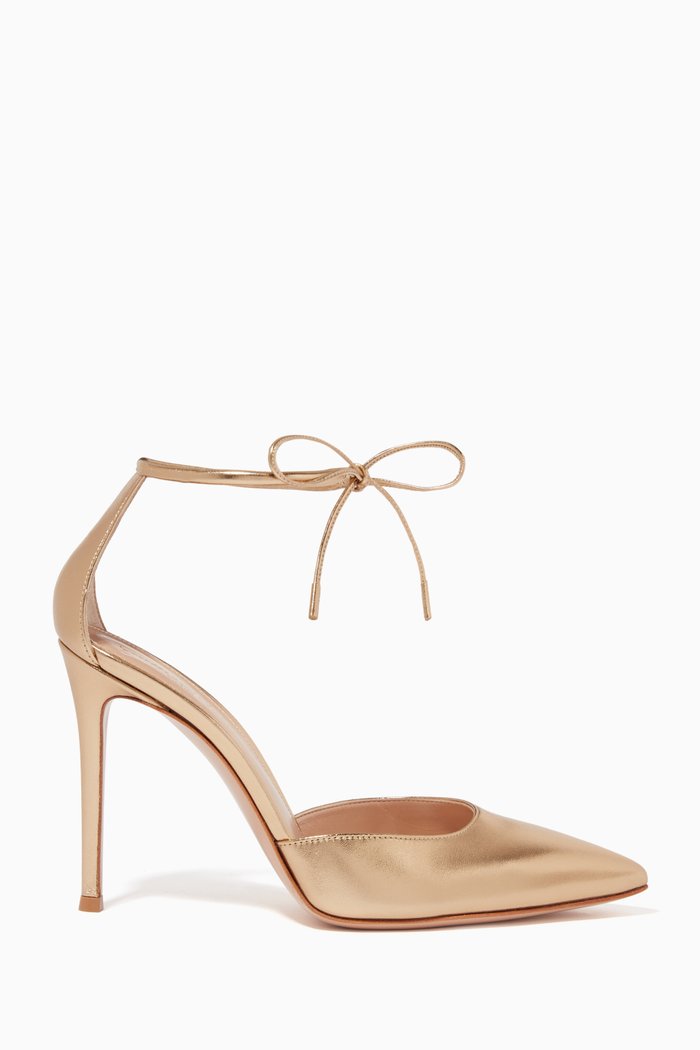 

105 D’orsay Pumps in Metallic Nappa, Gold