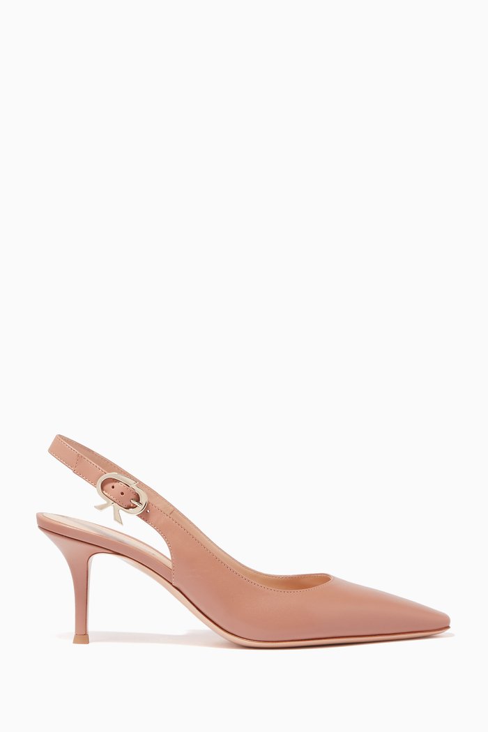 

Slingback 70 Pumps in Nappa, Neutral