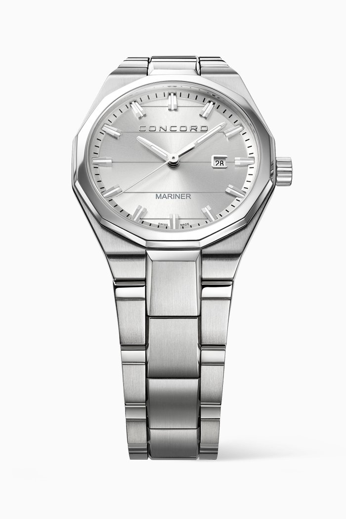 Mariner Quartz Watch, Silver