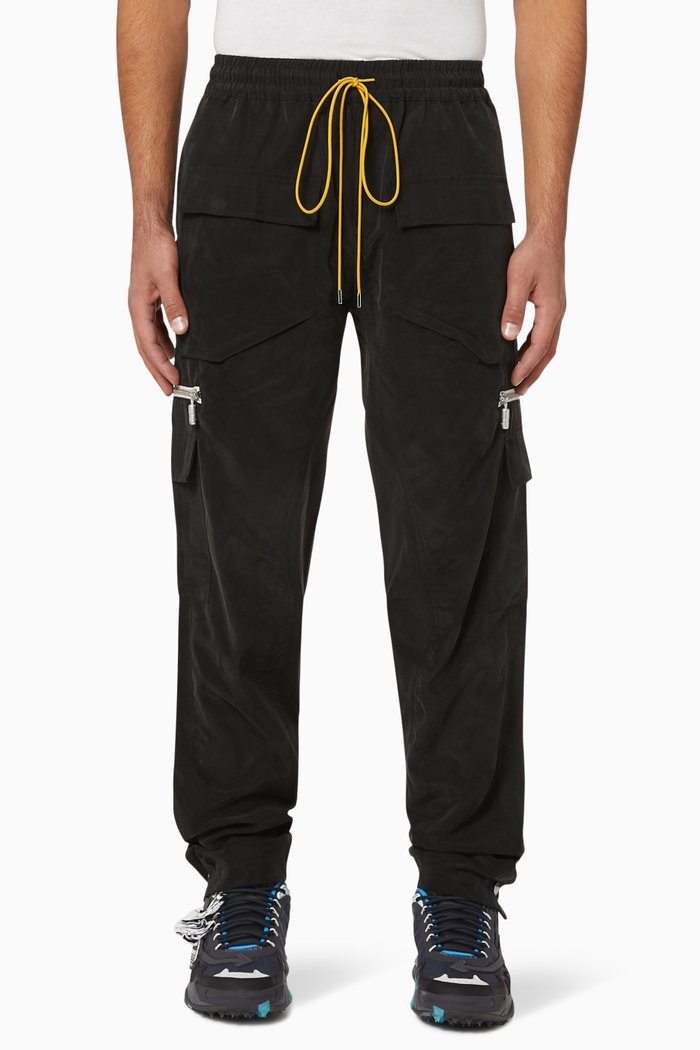 

Canvas Cargo Pants, Black