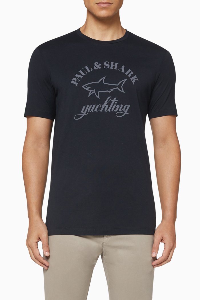 

Logo Organic Cotton Jersey T-Shirt, Black