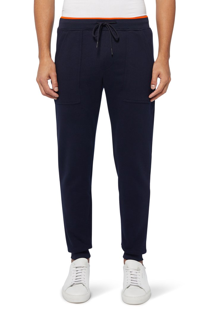 

Cotton Jogging Pants, Blue