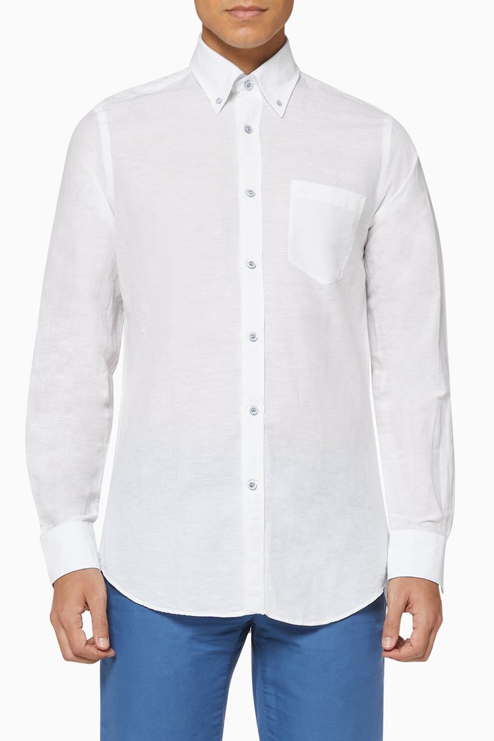 Linen Cotton Shirt, White