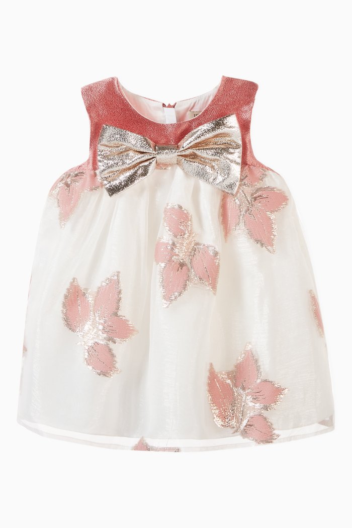 

Giant Bow Trapeze Dress & Bloomers, Pink