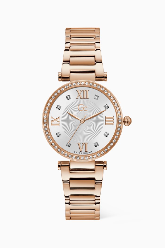 

LadyCrystal Quartz 34mm Watch, Gold