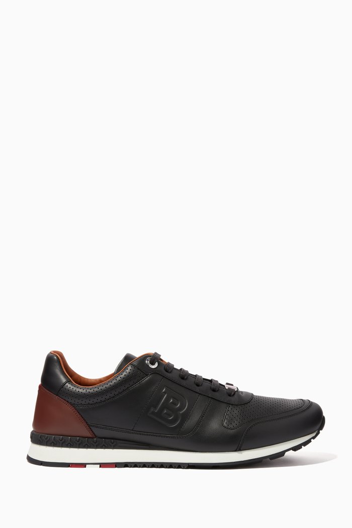 

Asony Leather Sneakers, Black