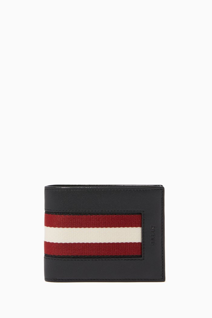 

Bevye Bovine Leather Wallet, Black
