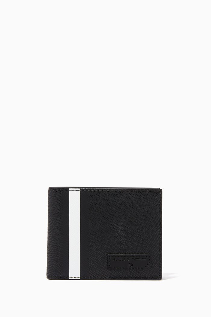 

Bevye Coated Canvas Wallet, Black