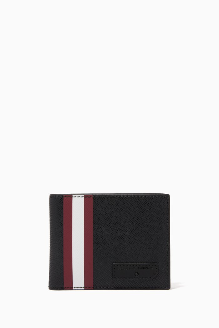 

Bevye Coated Canvas Wallet, Black