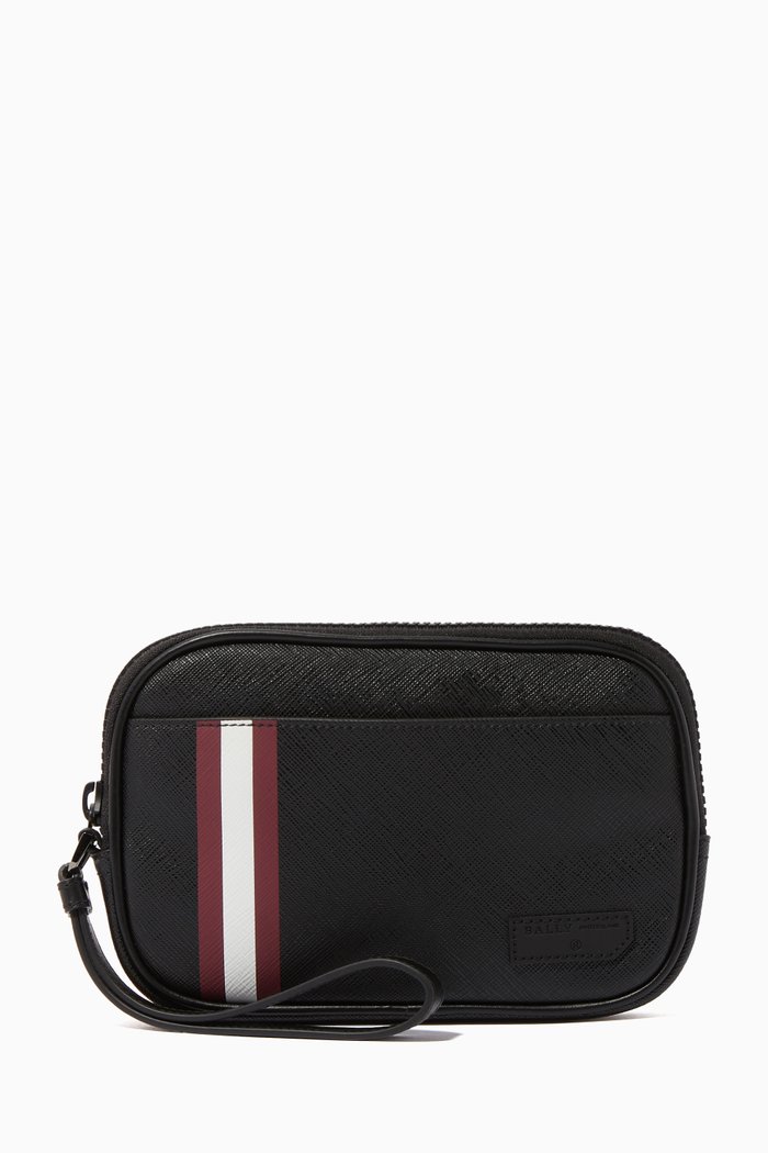 

Bihn Coated Cotton Canvas Necessaire Bag, Black