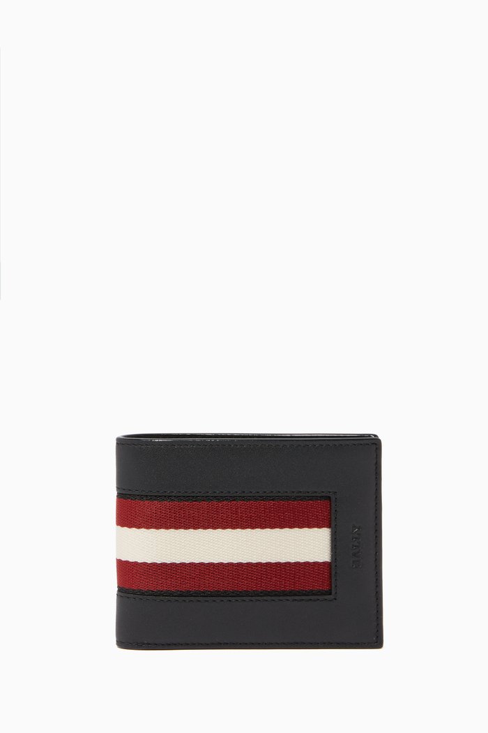 

Brasai Bovine Leather Wallet, Black