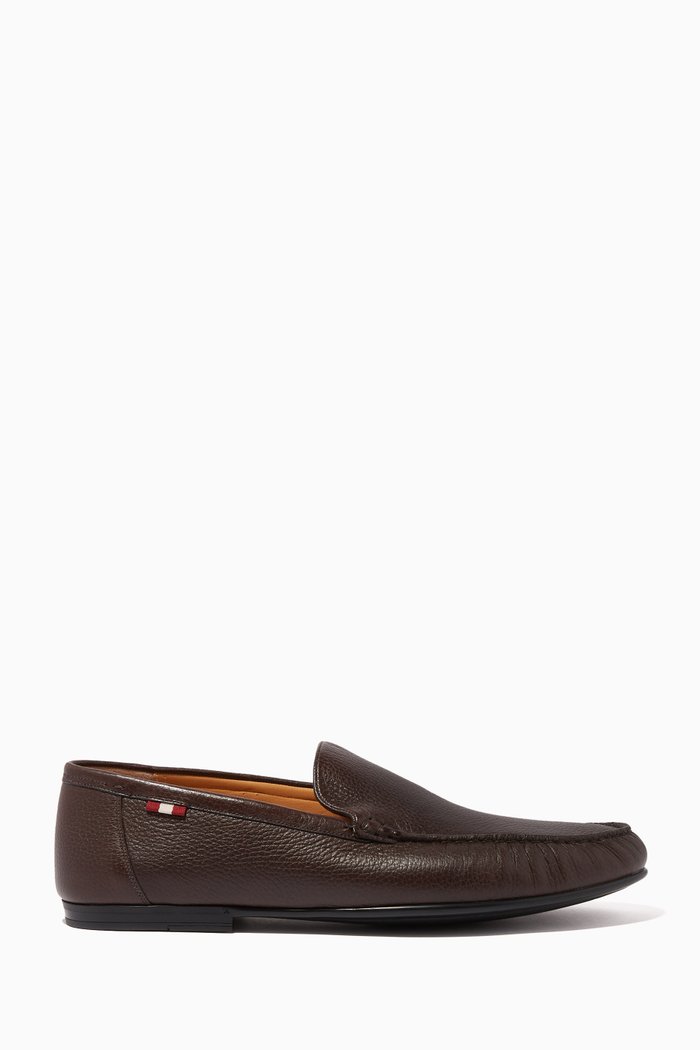 

Craxon Leather Moccasins, Brown