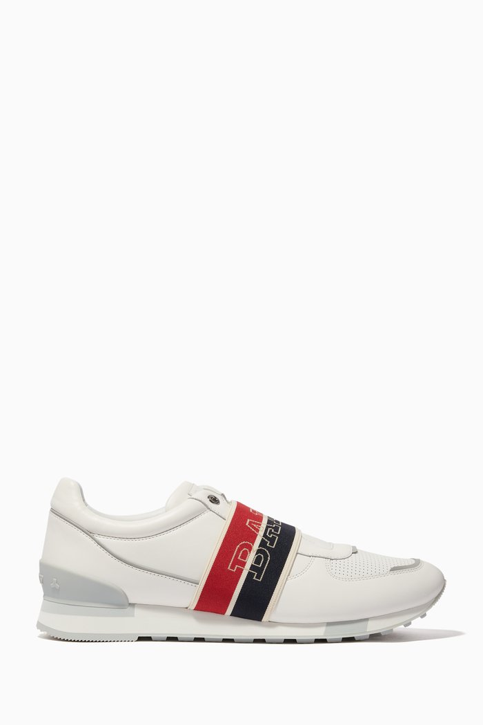 

Gabryel Calf Leather Sneakers, White