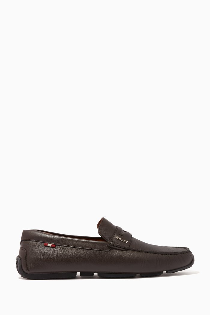 

Pavel Leather Driver Shoes, Brown