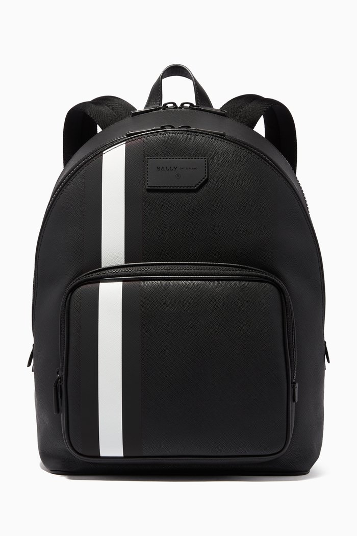 

Sarkis Coated Canvas Backpack, Black