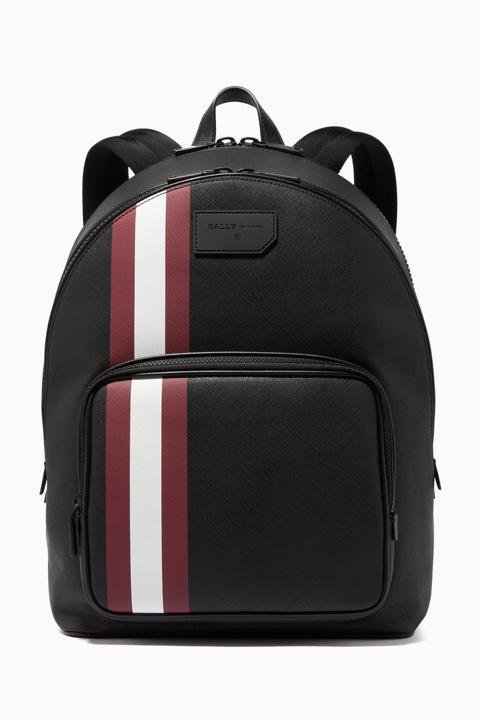 

Sarkis Coated Canvas Backpack, Black