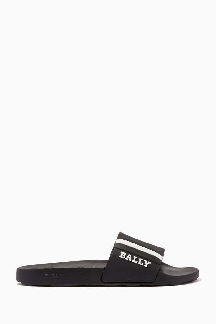 

Saxor Rubber Slides, Black
