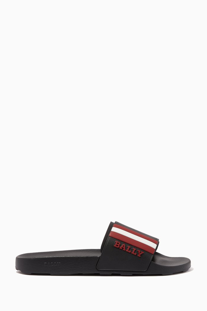 

Saxor Rubber Slides, Black