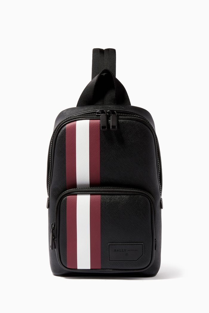 

Sihorn Coated Canvas Sling Bag, Black