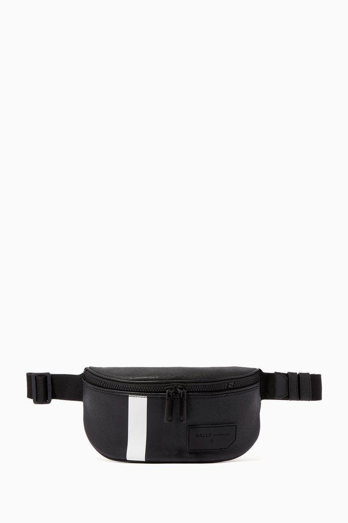 

Sonni Coated Canvas Bum Bag, Black