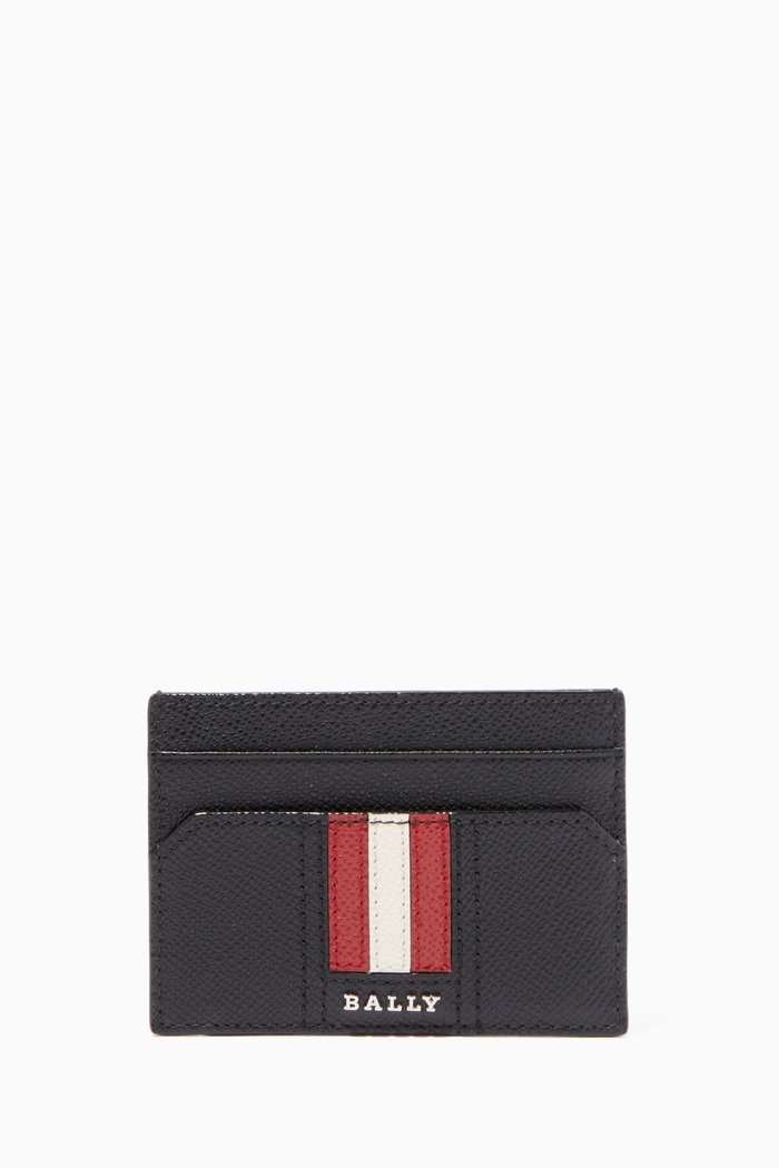 

Taclipos Leather Card Holder, Black